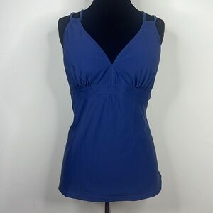 LUS’ CHIC Navy Tankini Top XL